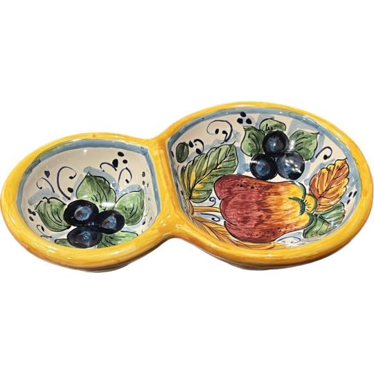 mediteransky juzne-taliansky rucne malovany keramicky porcelanovy solnicka korenicka miska taniere mediteransky doplnok klasicky klasicky elegantna kuchyna dekoracia farebny toskansky rucne vyrobeny.jpg
